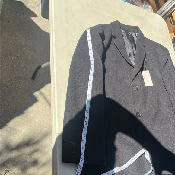 Kenneth Cole Men's Classic Black Trench Coat 44r nwt - Picture 12 of 15